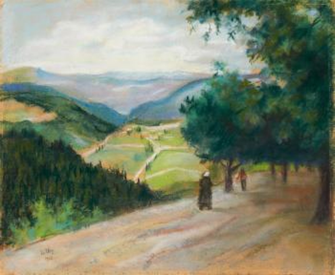 Landscape in the Thuringian Forest by Lesser Ury