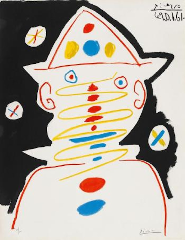 Clown by Pablo Picasso