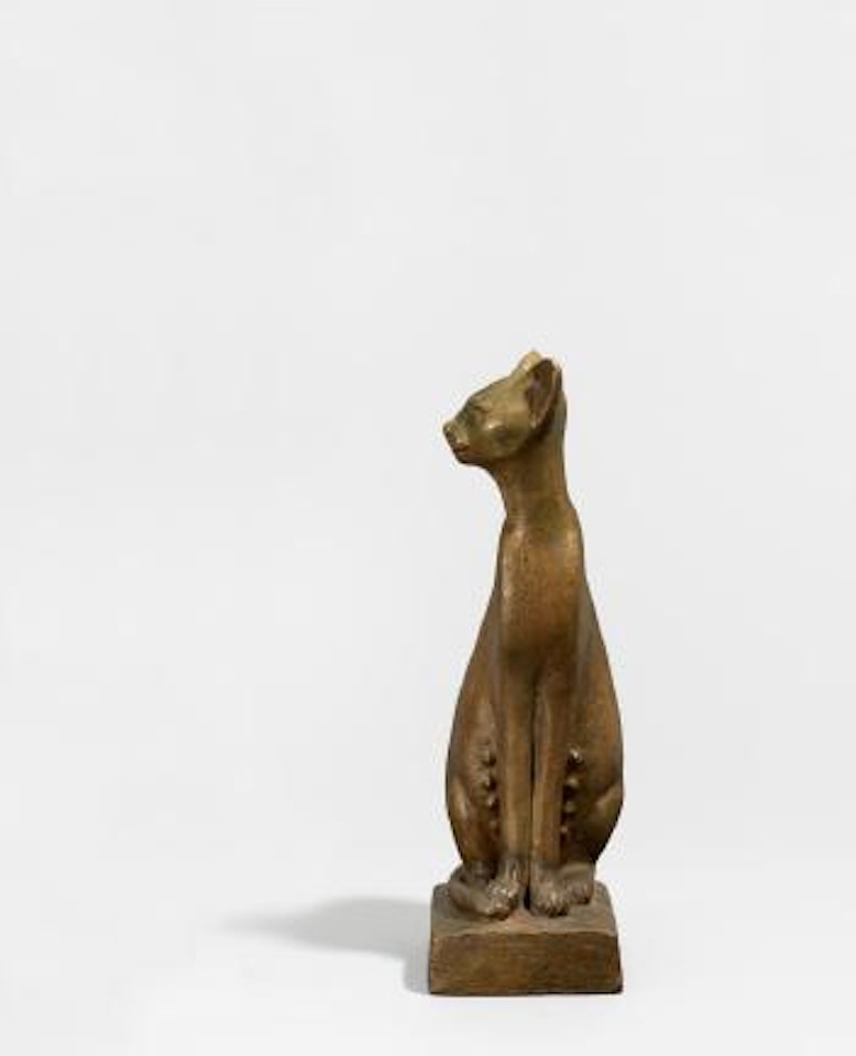 Pregnant sitting Cat by Gerhard Marcks