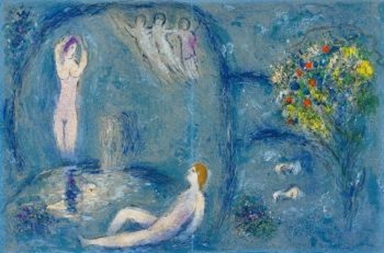 La Caverne des Nymphes by Marc Chagall