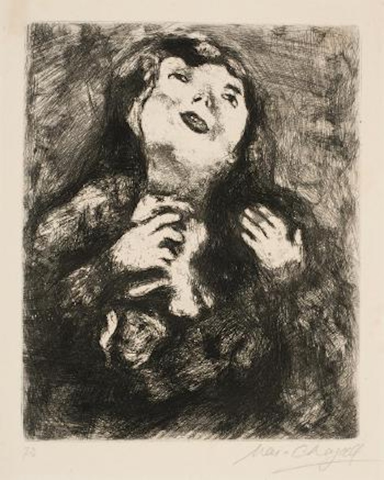 La Jeune Veuve by Marc Chagall
