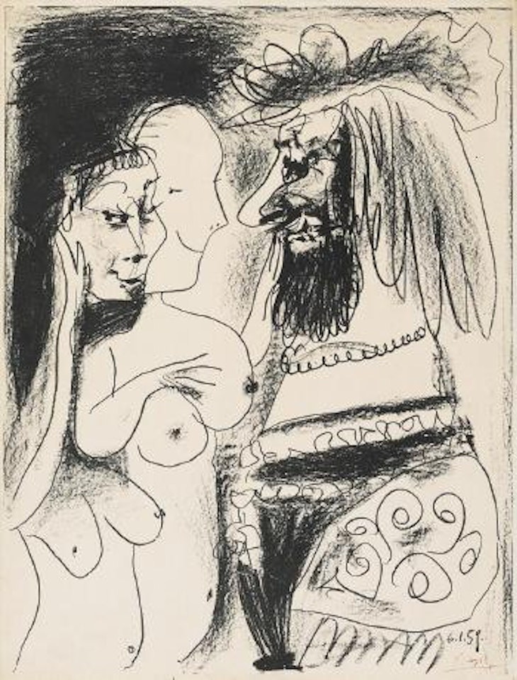 Le vieux roi by Pablo Picasso