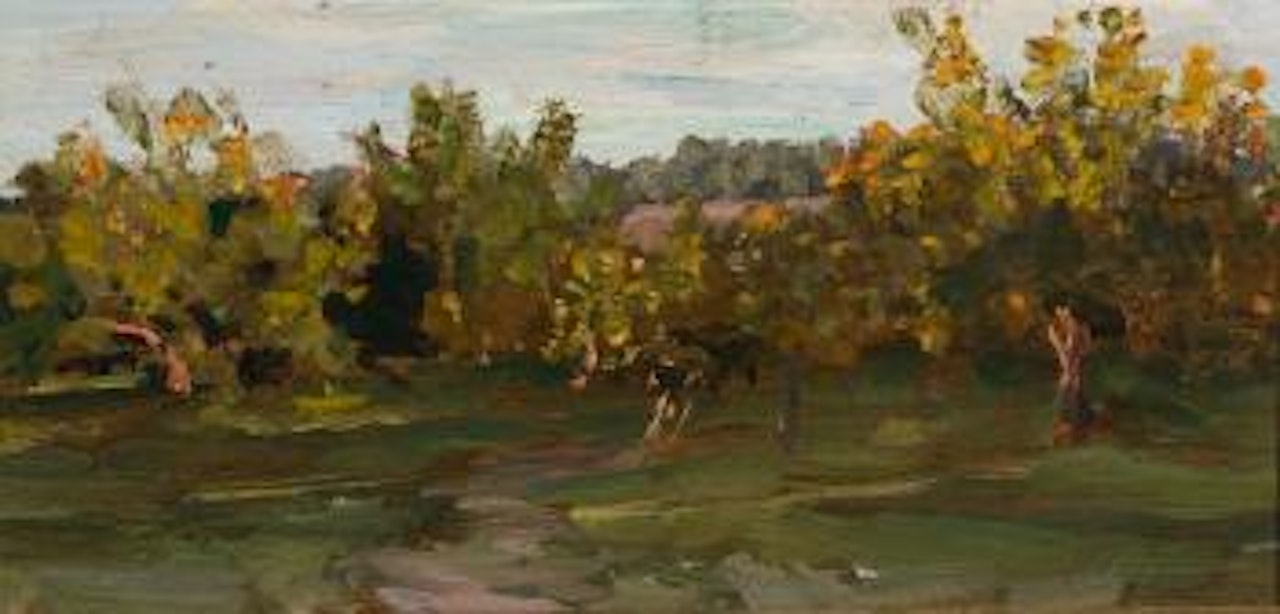 Landscape Sketch by Ilya Yefimovich Repin