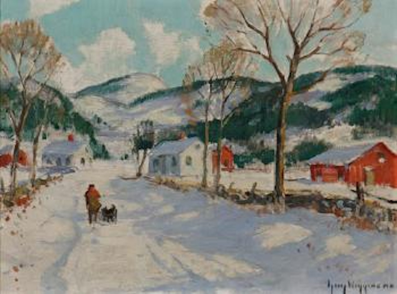 Mid winter, Vermont by Guy Carleton Wiggins