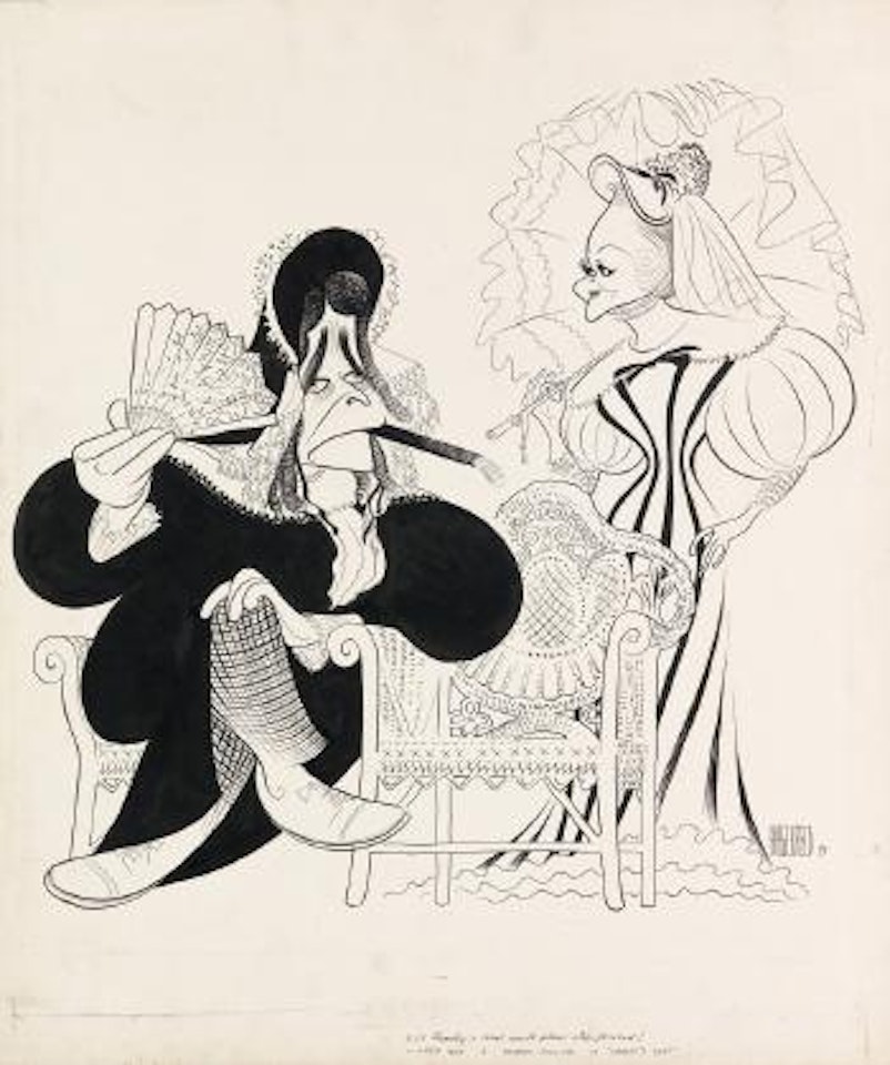 Charlie's aunt by Al Hirschfeld