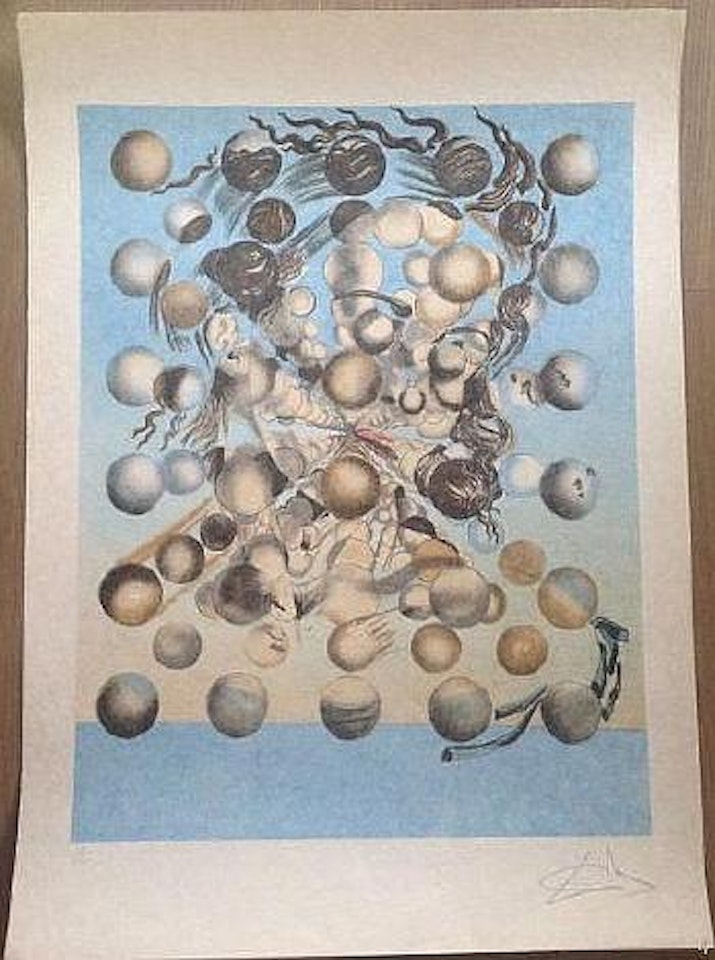 Galatée aux sphères by Salvador Dali