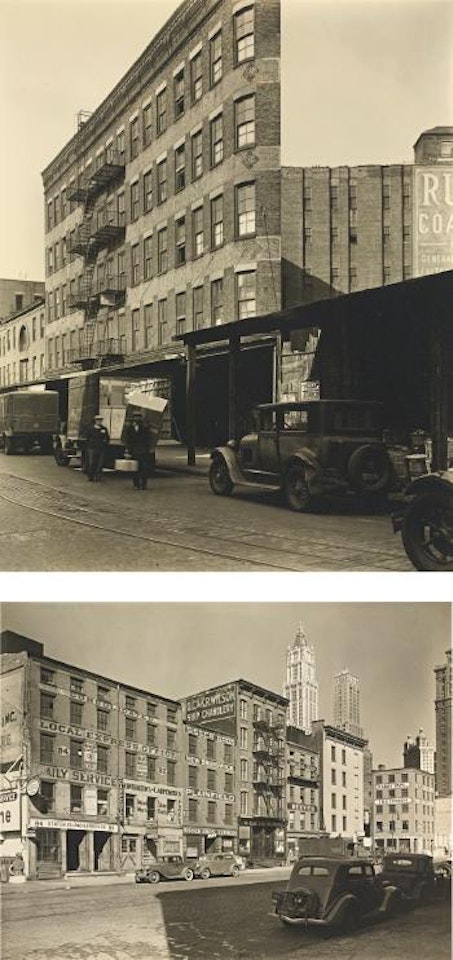 Selected Images of The Lower West Side (53 Gansevoort Street, #53, And Dey Street, Between West And Washington Streets): Two Works by Berenice Abbott