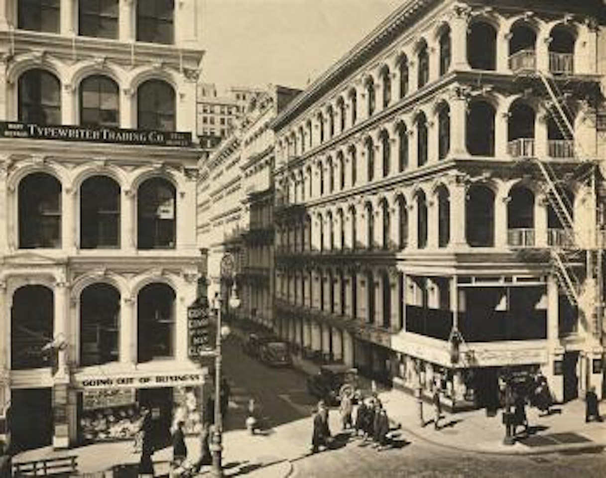 Broadway and Thomas St. by Berenice Abbott