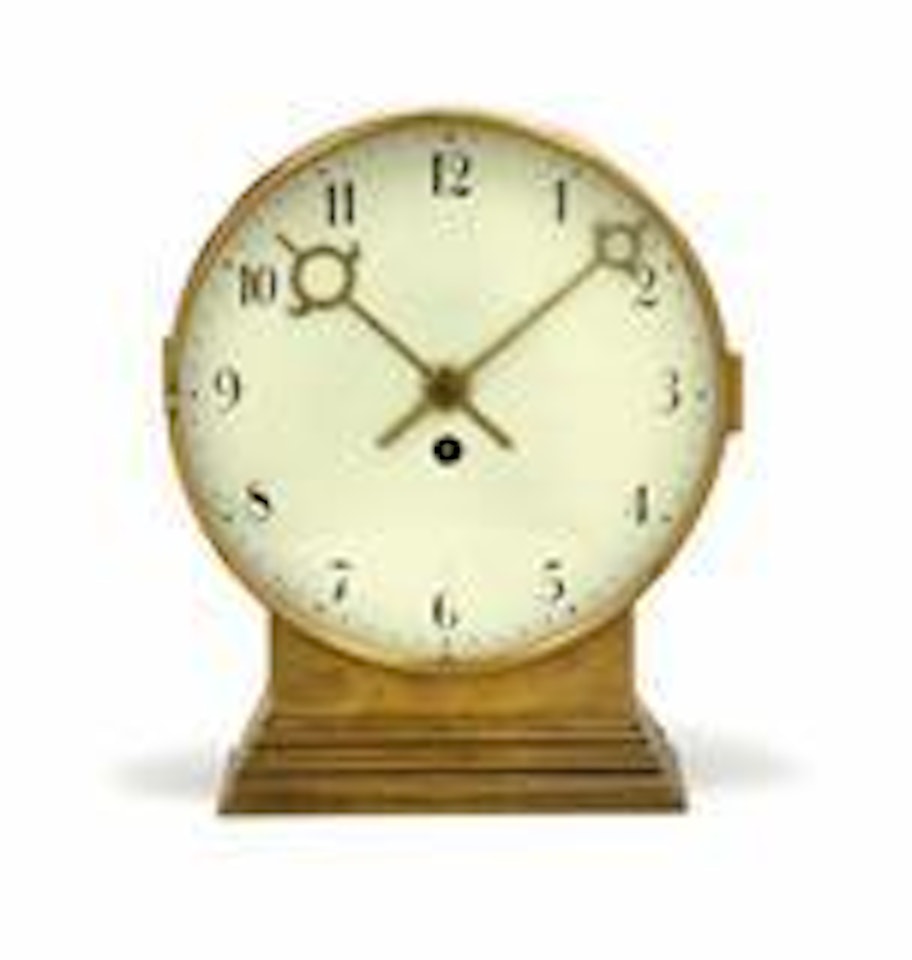 A table clock by Josef Hoffmann