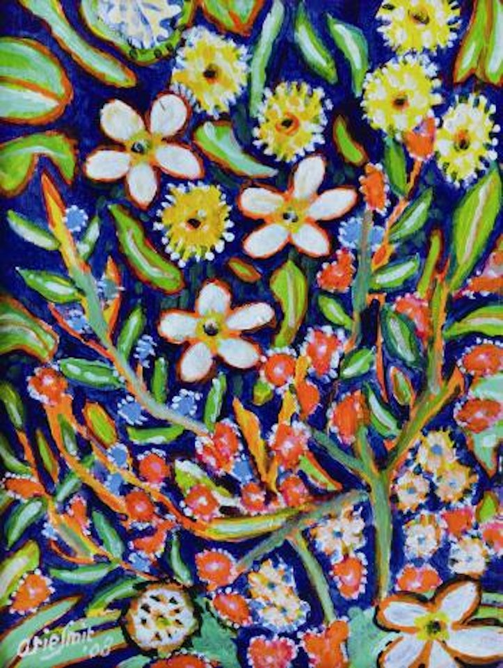 Small Flowers in Garden (Bunga) by Arie Smit