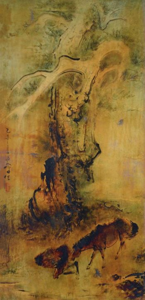 Horses by Lee Man Fong