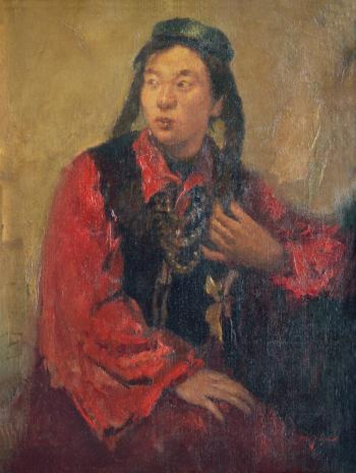Portrait of a Maidern by Lee Man Fong
