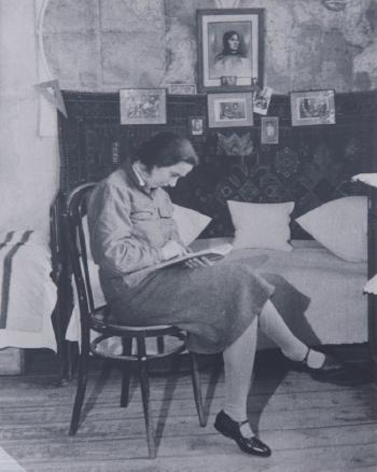 Reading student by Alexander Rodchenko
