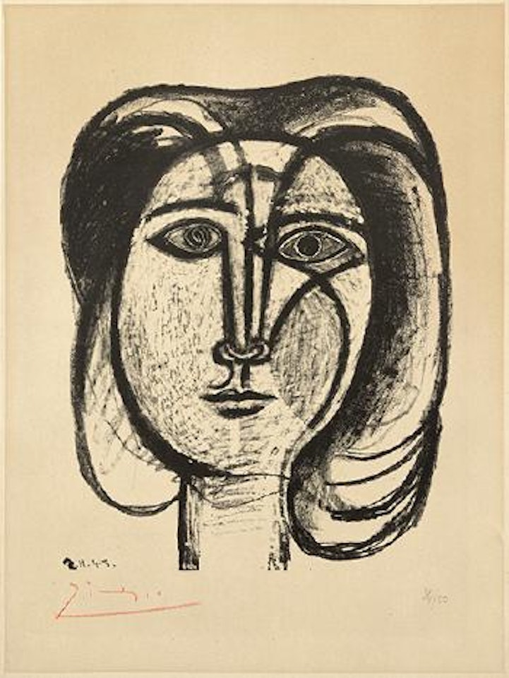 Tete de femme by Pablo Picasso