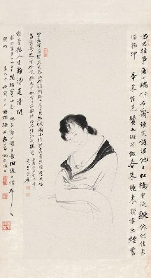 Lady by Zhang Daqian