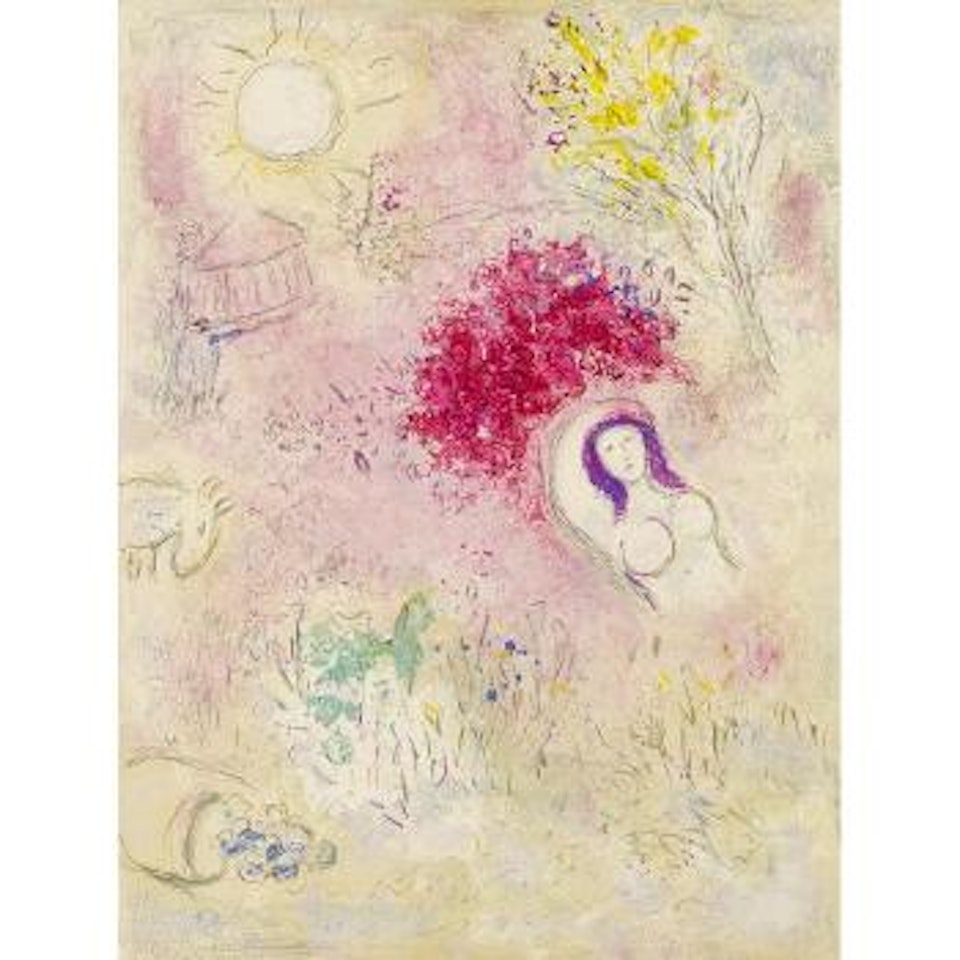 Chloé, from Daphnis and Chloé (M. 339; C. bk. 46) by Marc Chagall