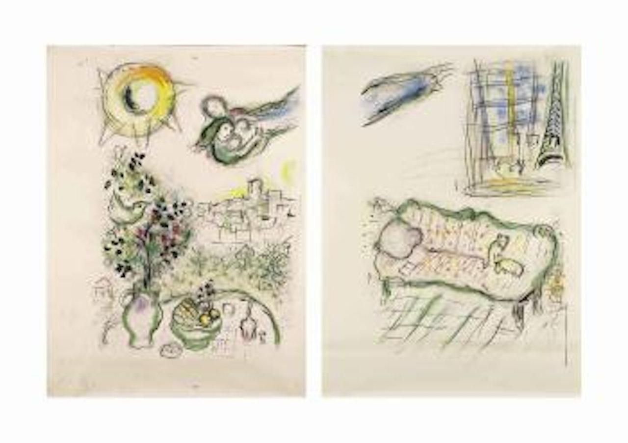 Paravent by Marc Chagall