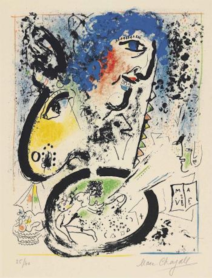 Self-portrait by Marc Chagall