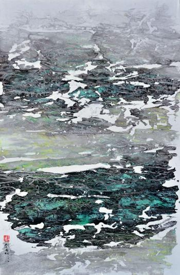 Tibet Series No.58: The Mountain in Mexico by Liu Kuo-Sung (Liu Guosong)