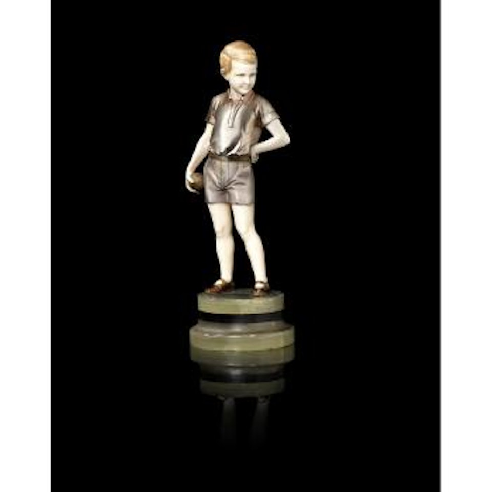 Little Cricketer by Ferdinand Preiss