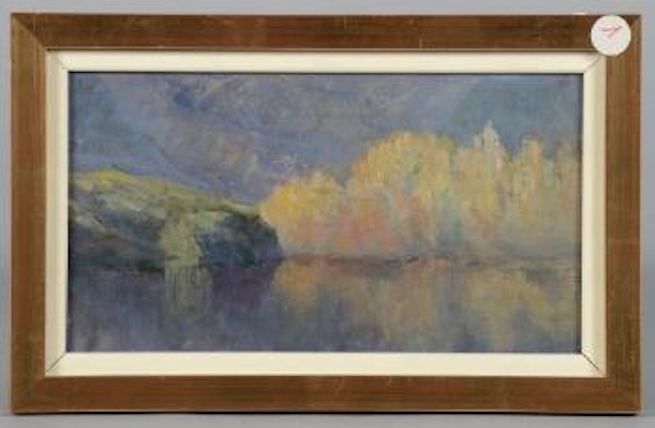 Bord de rivière en automne by Maximilien Luce