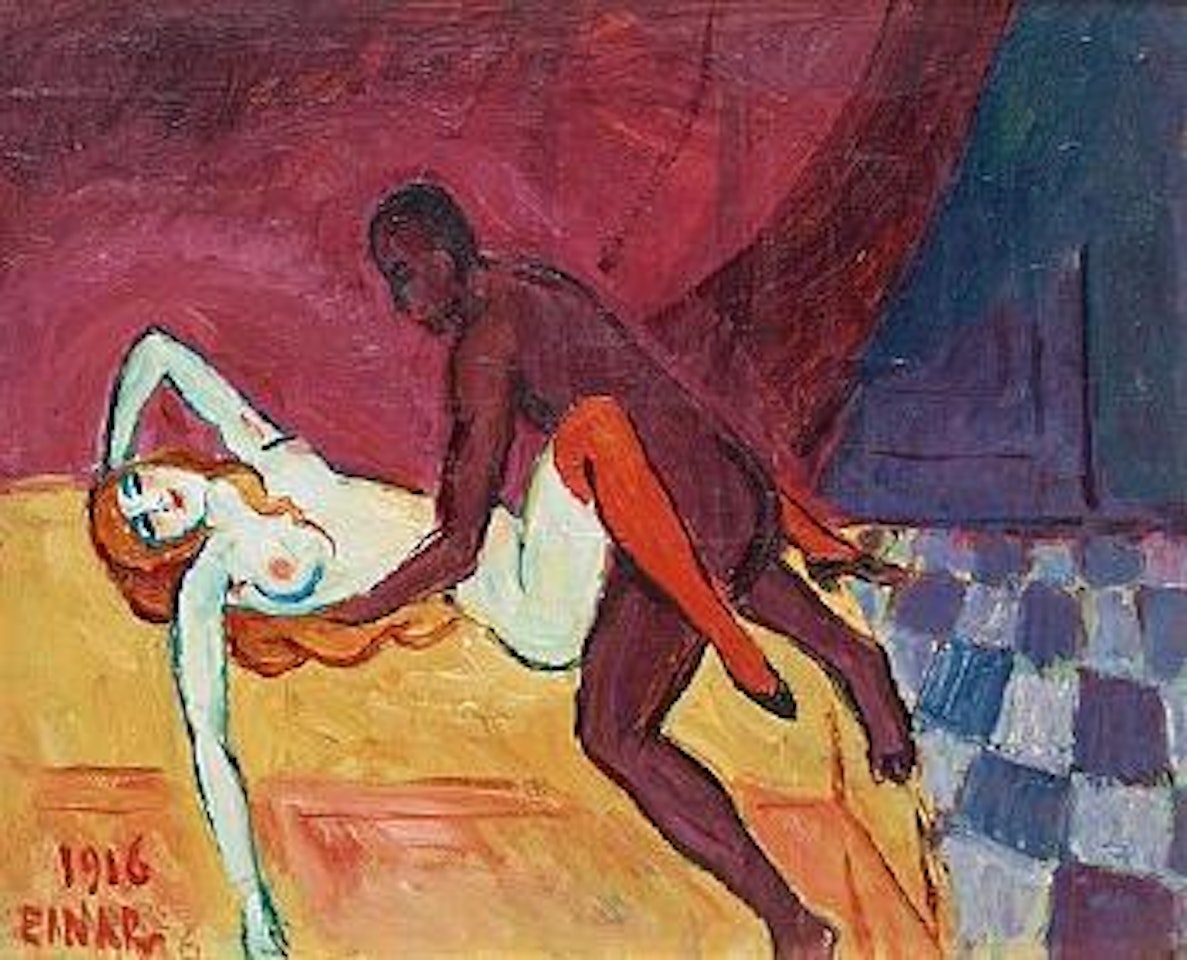 Erotic scen by Einar Jolin