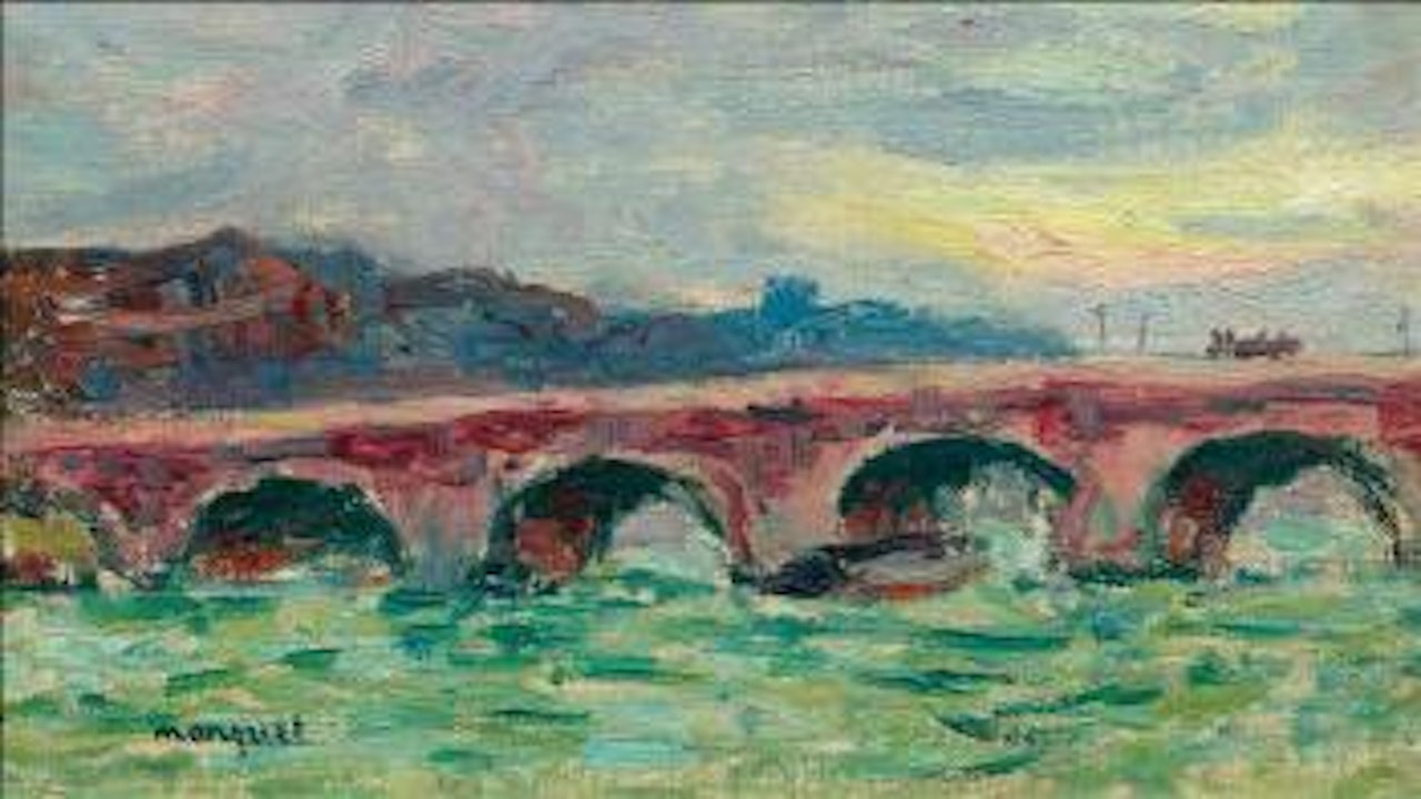 Un Pont à Paris by Albert Marquet
