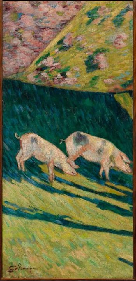 Les Porcs by Armand Guillaumin