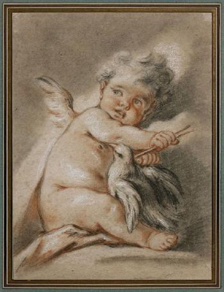 Amour à la colombe by Francois Boucher