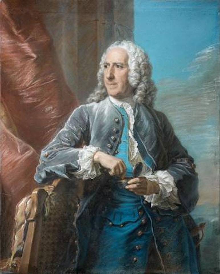 Portrait d'Etienne Perrinet, sieur de Jars et de Boucart by French School by Maurice Quentin de la Tour