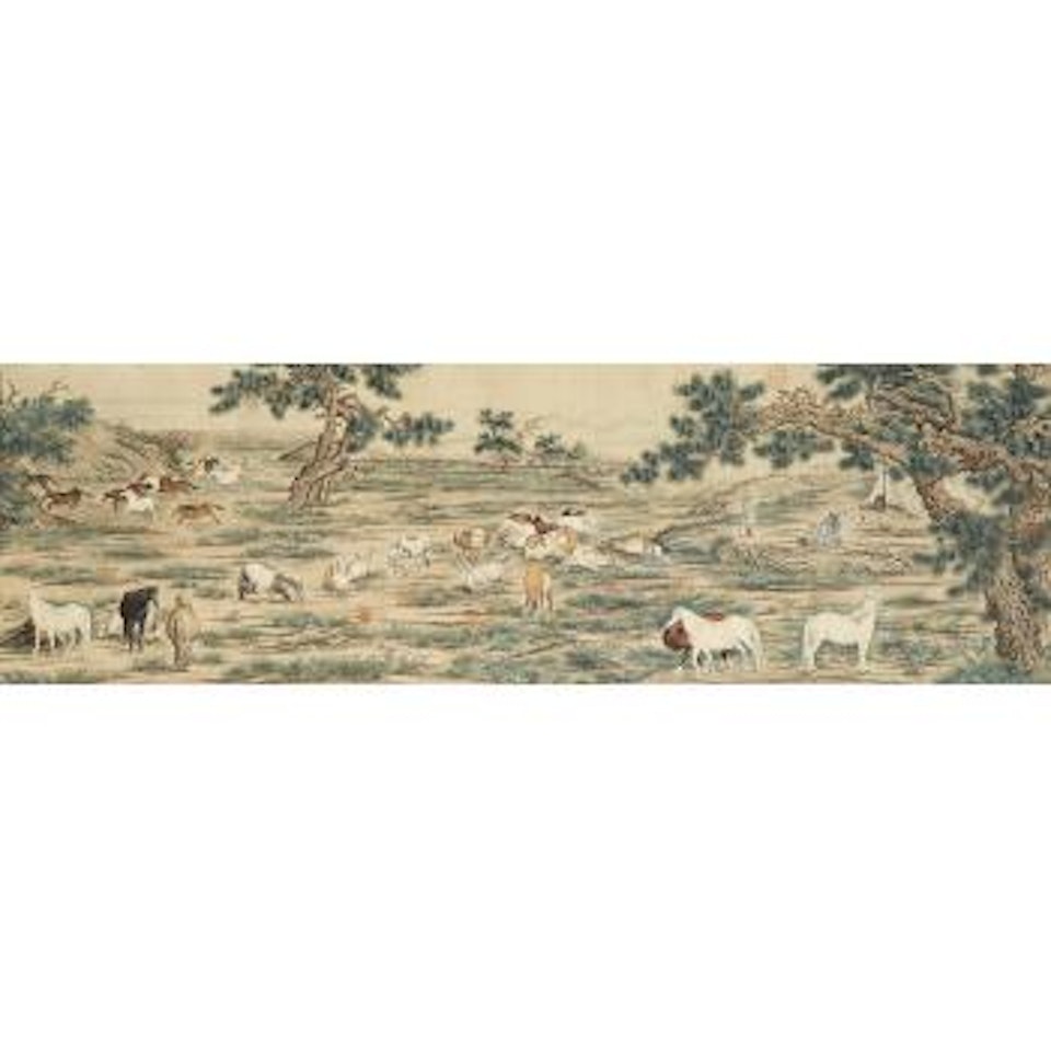 One Hundred Horses by Chinese School