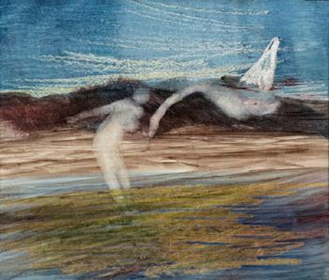 Leda and The Swan by Sidney Nolan