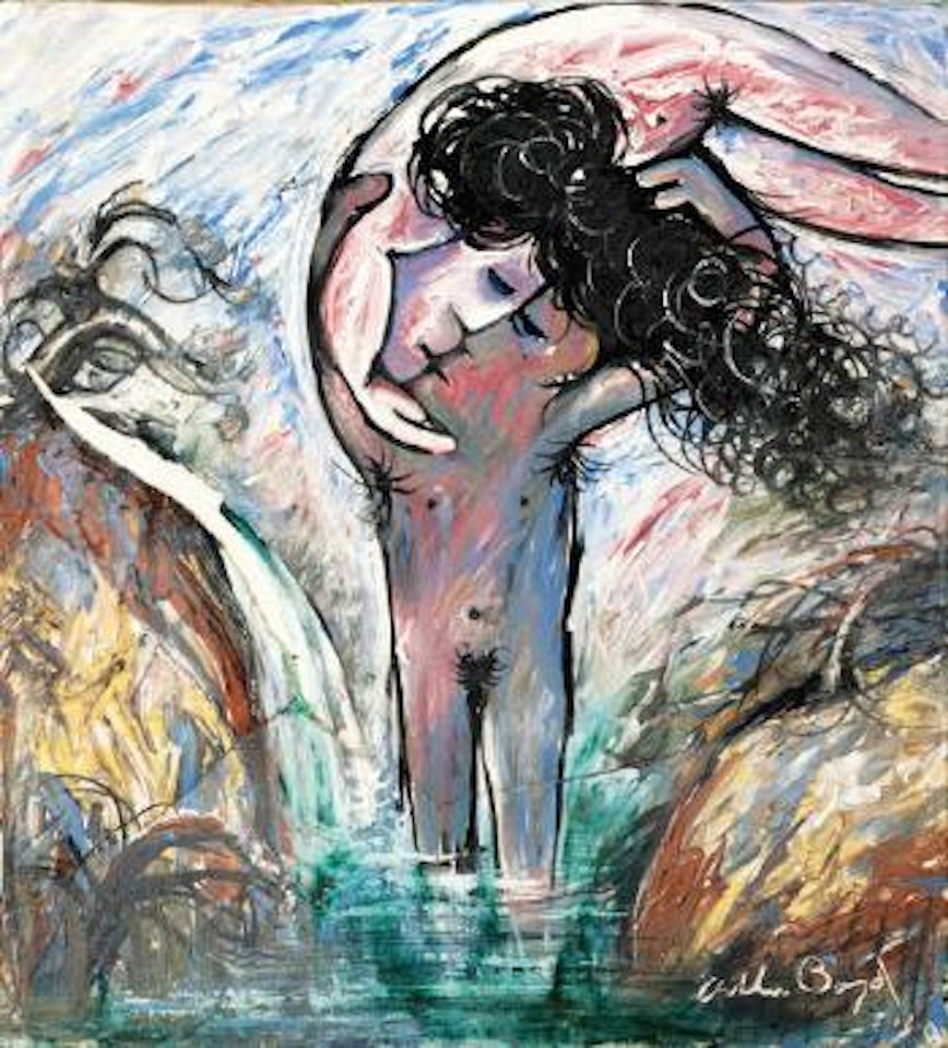 Lovers in Creek by Arthur Merric Bloomfield Boyd