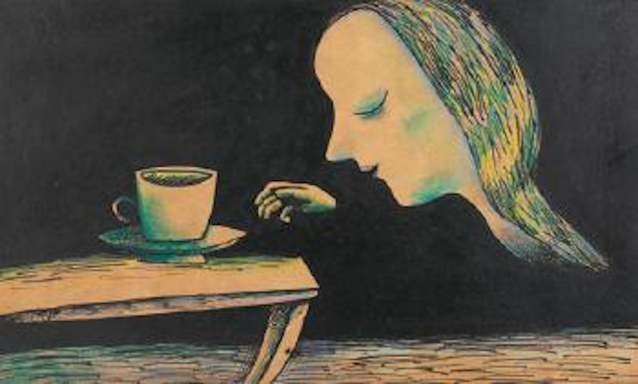 Untitled (Alice in Wonderland) by Charles Blackman
