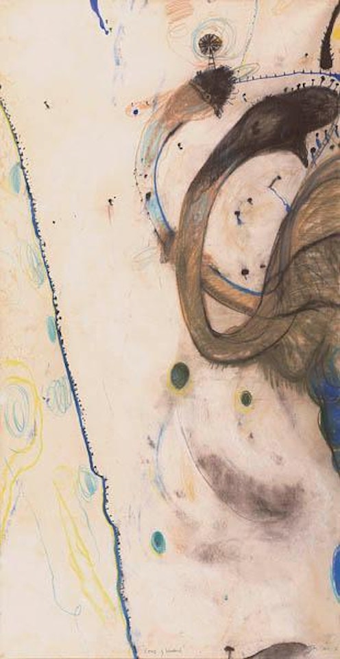 Emus & Windmills by John Olsen