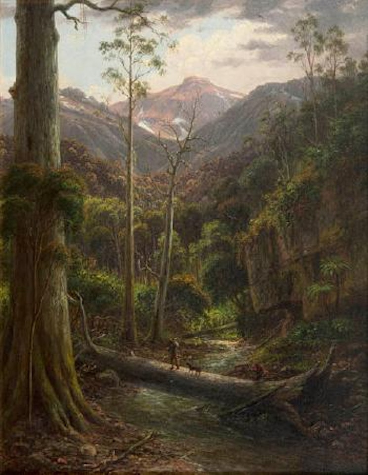 Creek at The Foot of Mount Kosciuszko by Eugene von Guérard