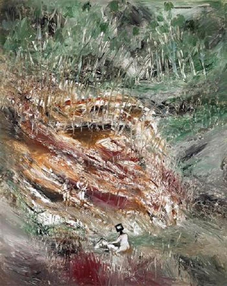 Kelly in The Landscape by Sidney Nolan