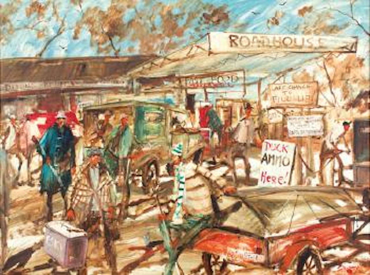 Waiting For The Duck Season To Open by Hugh Sawrey