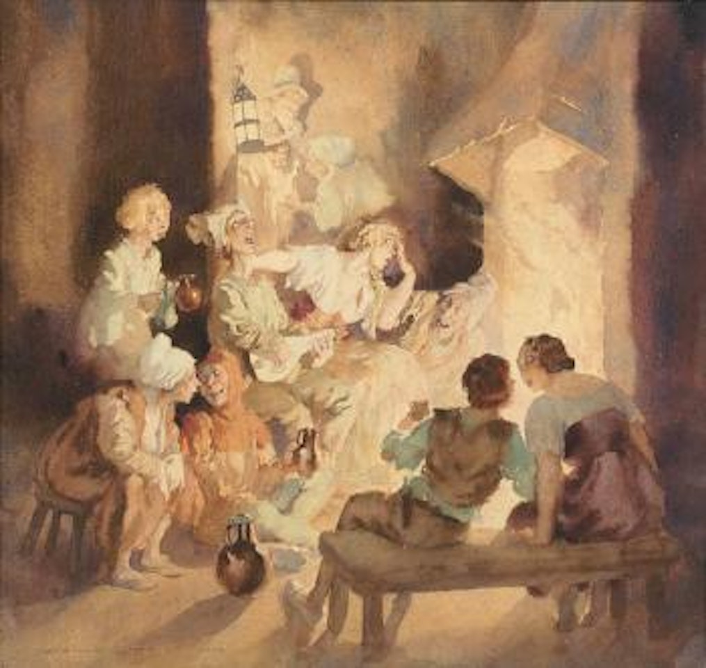 Untitled (Thieves Kitchen) by Norman Alfred Williams Lindsay