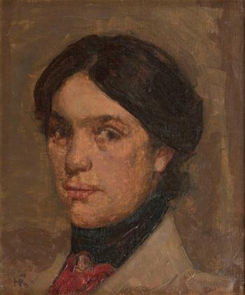 Untitled (Study of A Young Woman's Head) by Hugh Ramsay