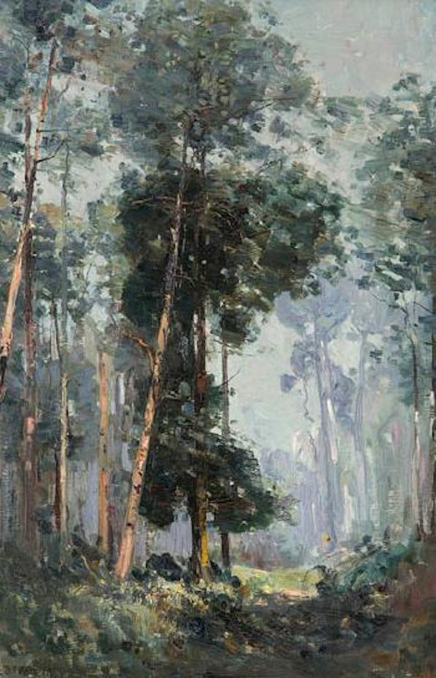 A Sunlit Mountain by Arthur Ernest Streeton