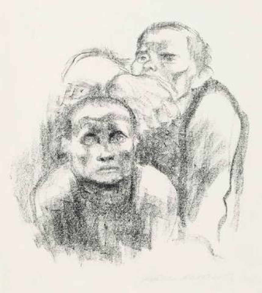 Gefangene Musik Hörend (Prisoners Listening to Music) by Kathe Kollwitz