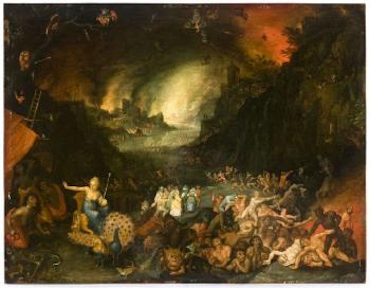 Junon sollicitant les Enfers by Jan Brueghel the Younger