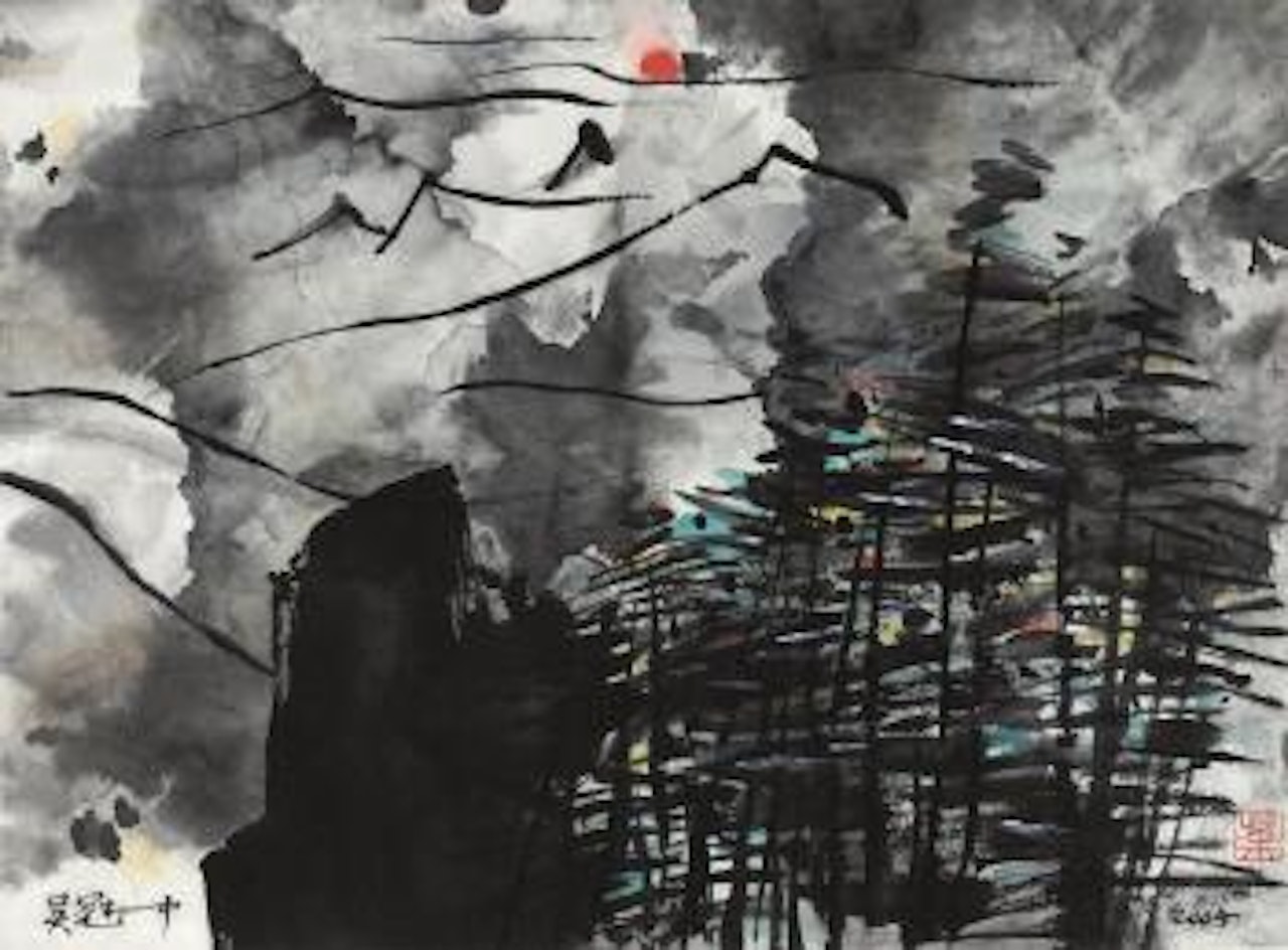 Scenery by Wu Guanzhong