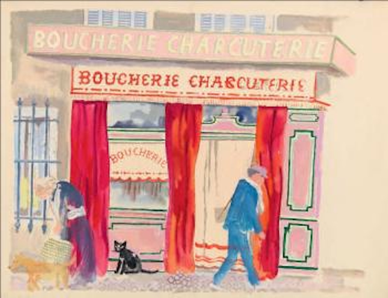 Boucherie - Charcutgerie, Marseille by George Grosz