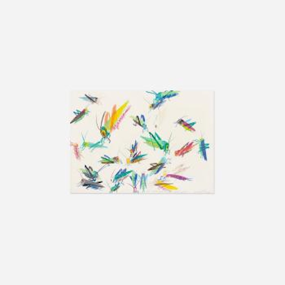 25 Grasshoppers to Detroit by Walasse Ting
