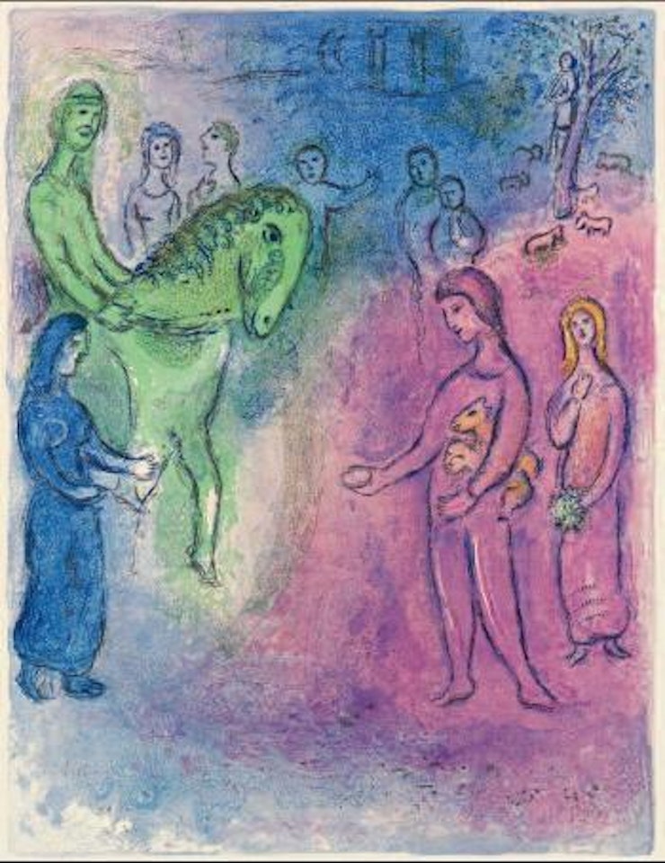 Arrivée de Dioysophane by Marc Chagall