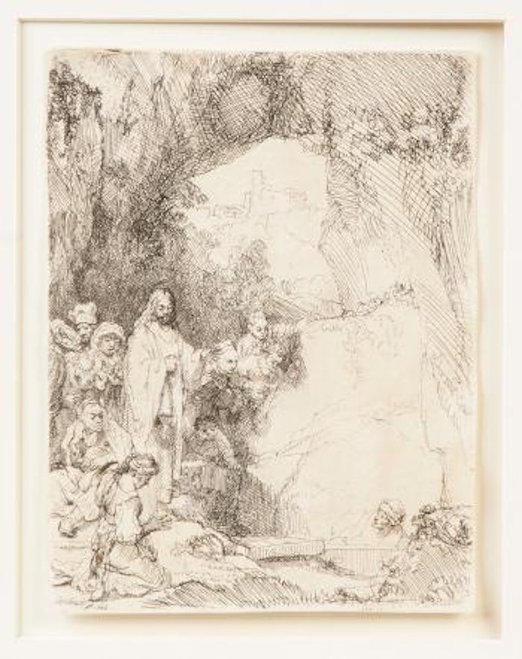 The Raising of Lazarus by Attributed to Rembrandt Harmensz van Rijn