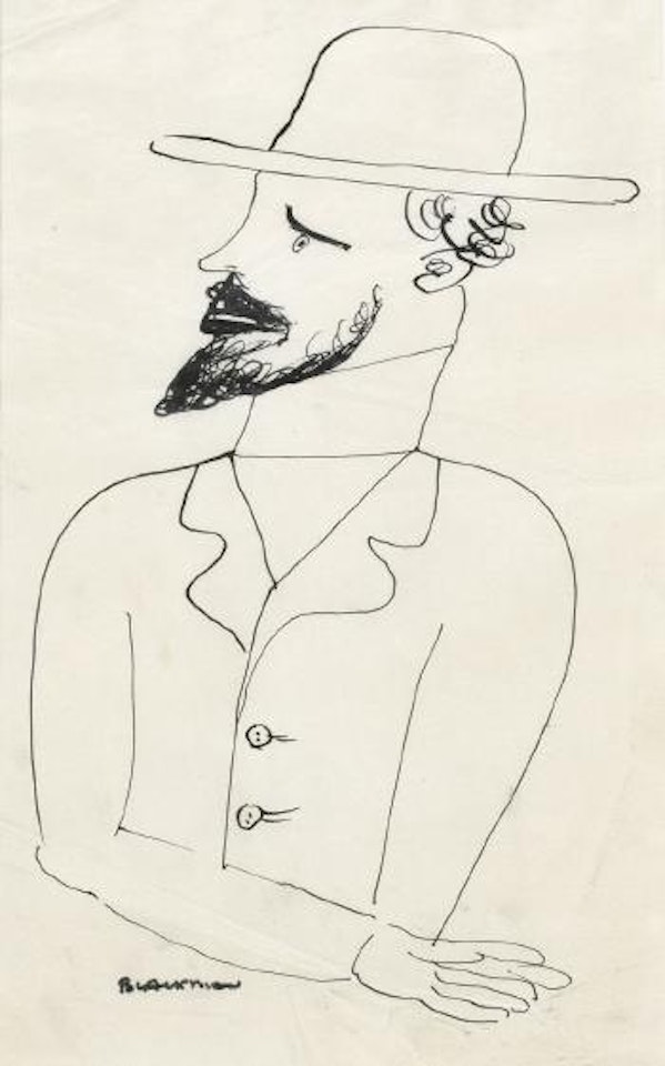 The bearded man by Charles Blackman