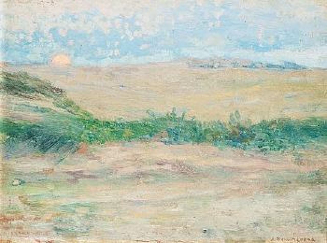 Månuppgång, Etaples (Moon Rising, Etaples) by Anshelm Schultzberg